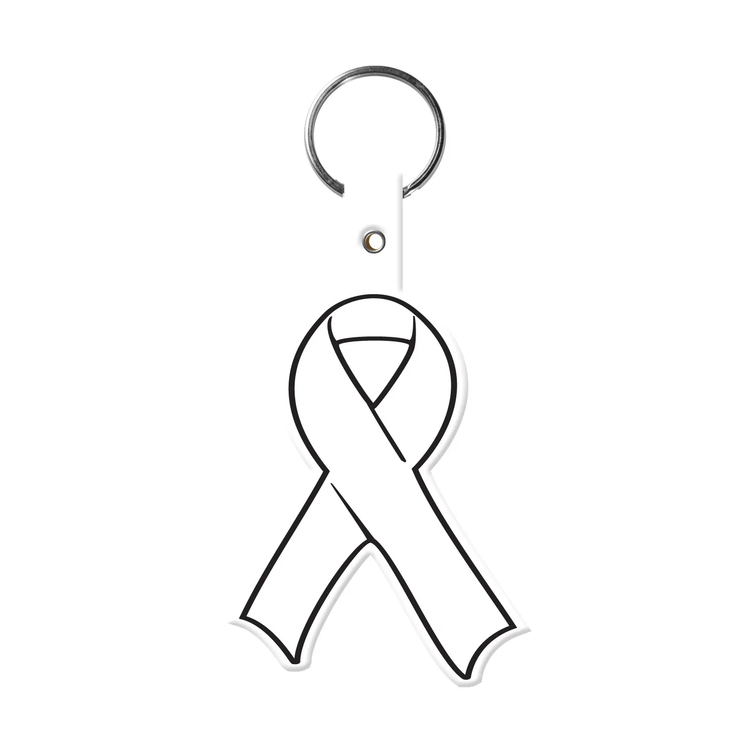 Awareness Ribbon Flexible Key Tag — view 24