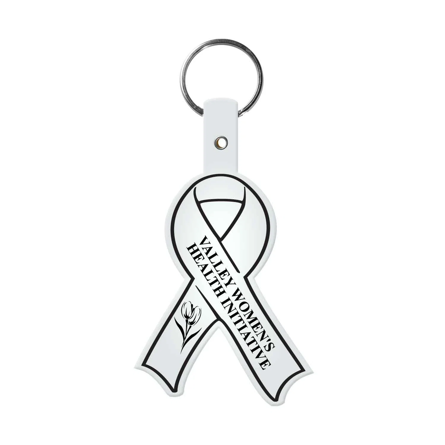 Awareness Ribbon Flexible Key Tag — view 3