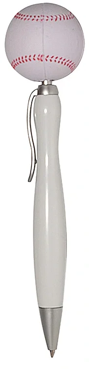 Customized Baseball Top Click Pen — view 2