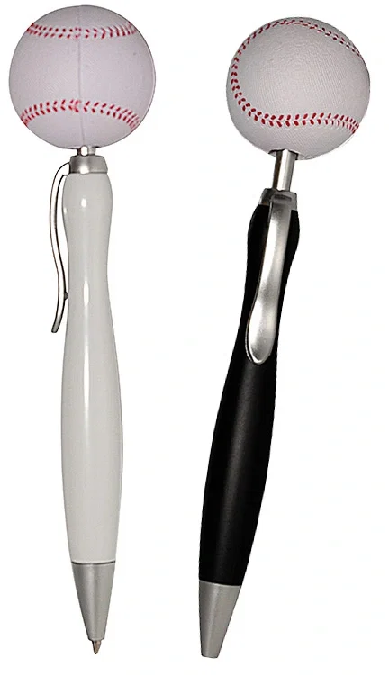 Customized Baseball Top Click Pen