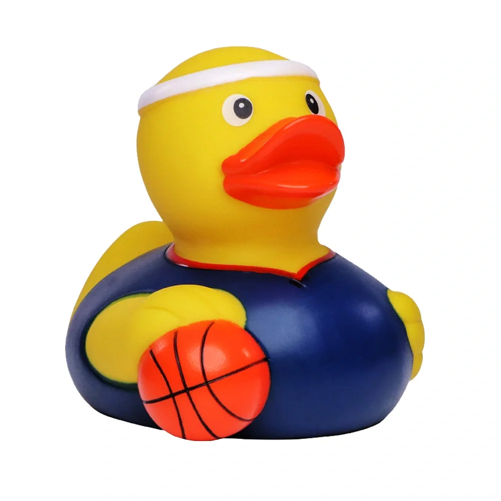 Custom Printed Basketball Rubber Duck