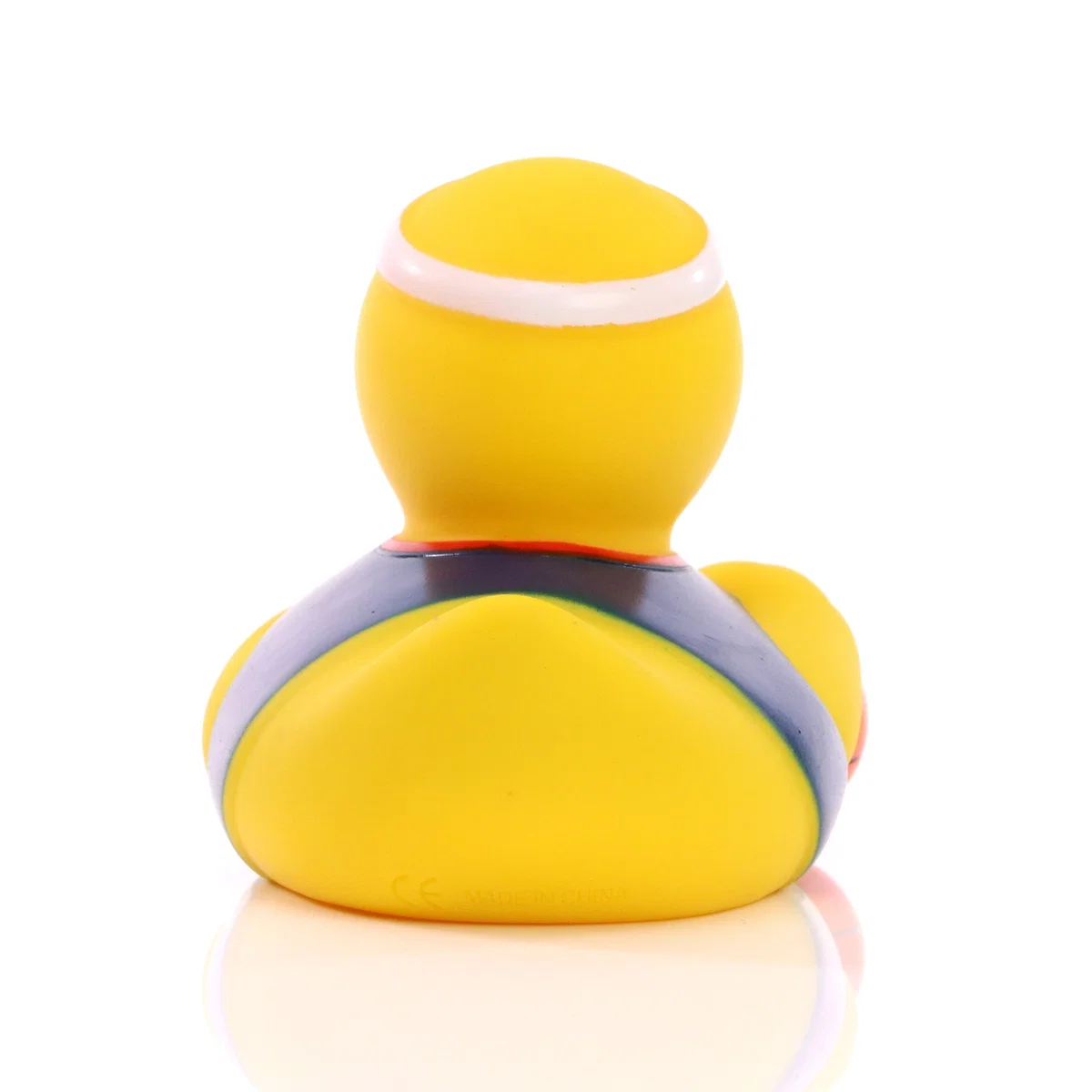 Custom Printed Basketball Rubber Duck — view 3