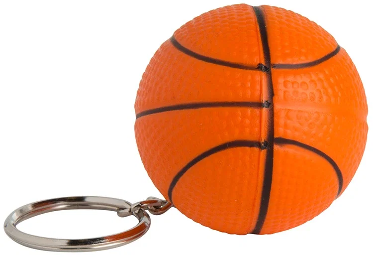 Basketball Keyring Stress Reliever — view 2