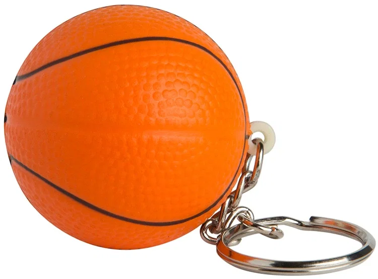 Basketball Keyring Stress Reliever — view 3