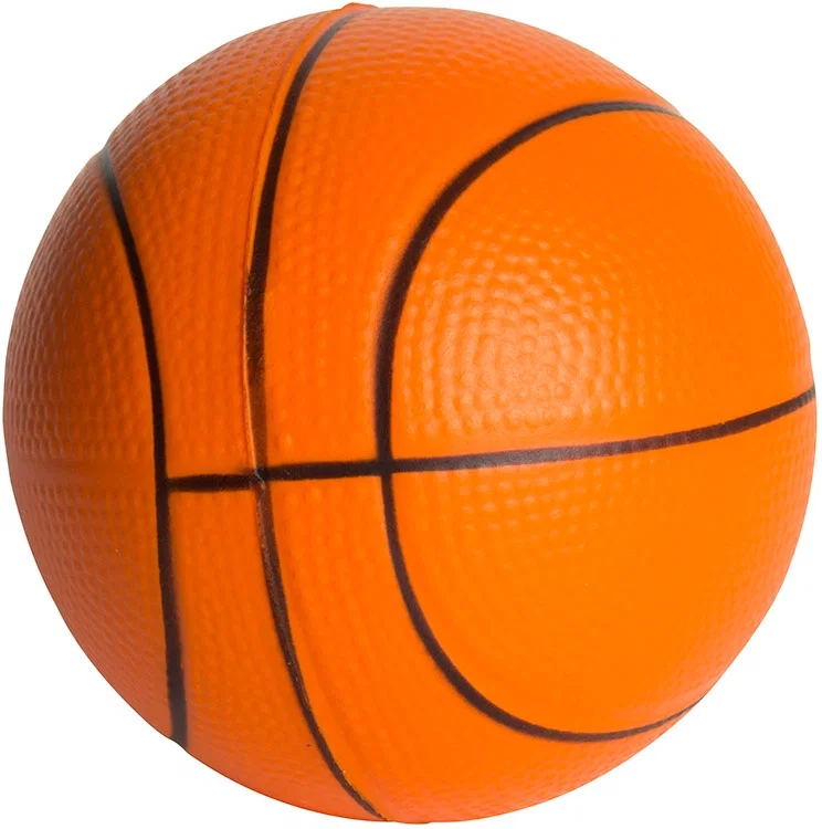 Imprinted Basketball Stress Reliever — view 4