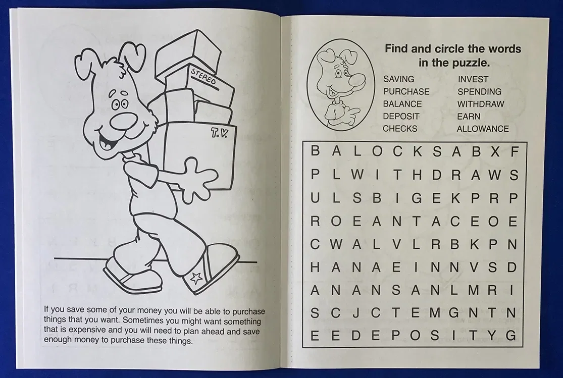 Be Smart, Save Money Coloring & Activity Book — view 3