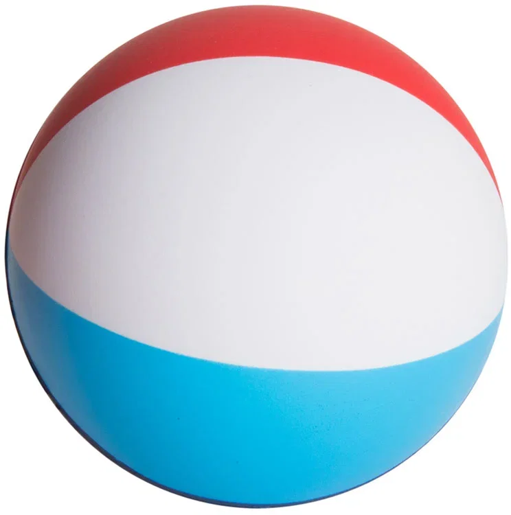 Custom Printed Beach Ball Stress Reliever — view 4