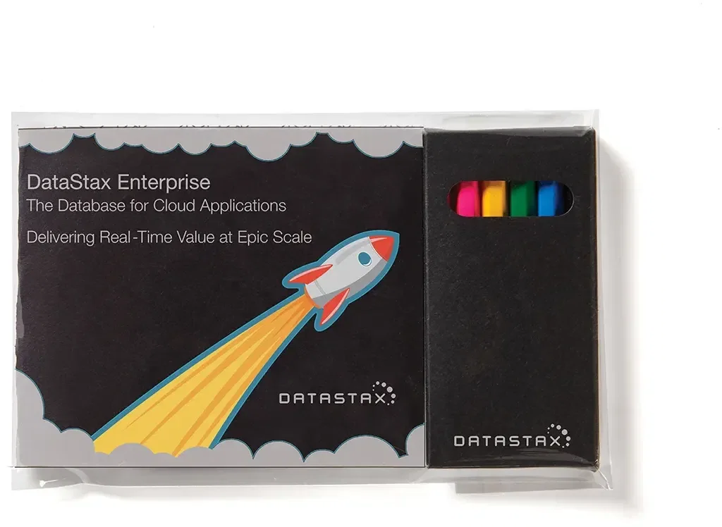 Custom Black Cover Adult Coloring Book & 6-Color Pencil Set To-Go