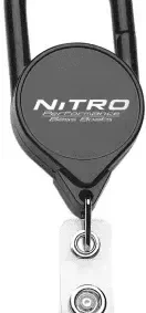 Carabiner Badge Reel (Anti-twist, vinyl strap) — view 2