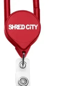 Carabiner Badge Reel (Anti-twist, vinyl strap) — view 4