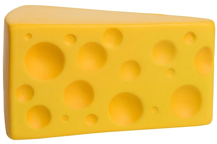 Cheese Wedge Stress Reliever — view 3