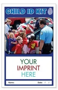 Custom Child & Adult Safety Emergency Kit - Includes Poly Bag & Ink Strip