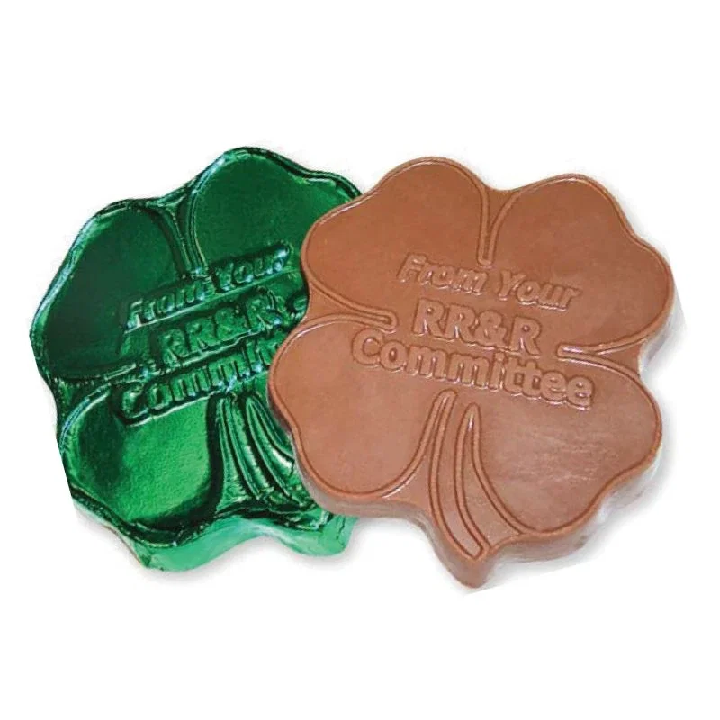 Custom Chocolate Bars (Shamrock) — view 2