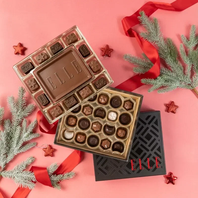 Custom Chocolate Delight Gift Box With Gourmet Truffles — view 2