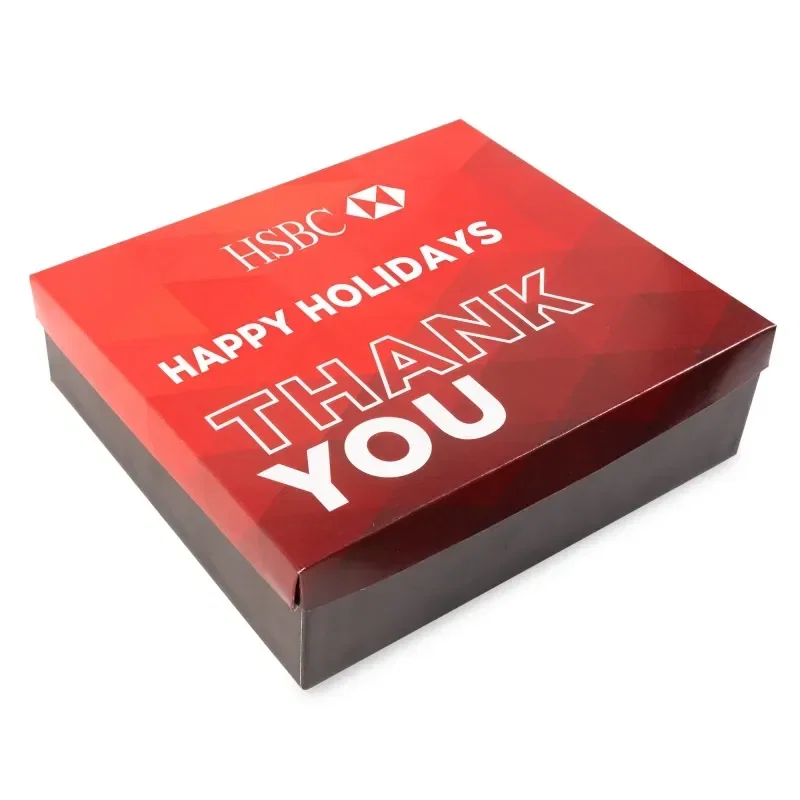 Custom Chocolate Gift Box with Gourmet Truffles and Full Color Lid — view 2