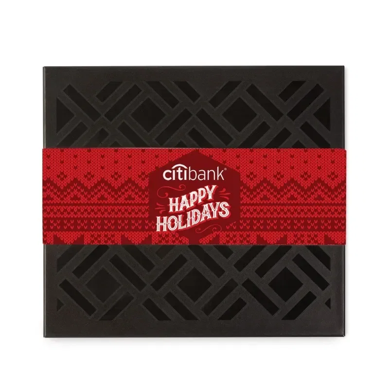 Custom Chocolate Gift Box with Gourmet Truffles & Belly Band — view 2
