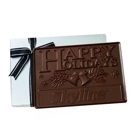 Custom Chocolate Presentation Bar (2 lbs.) — view 2