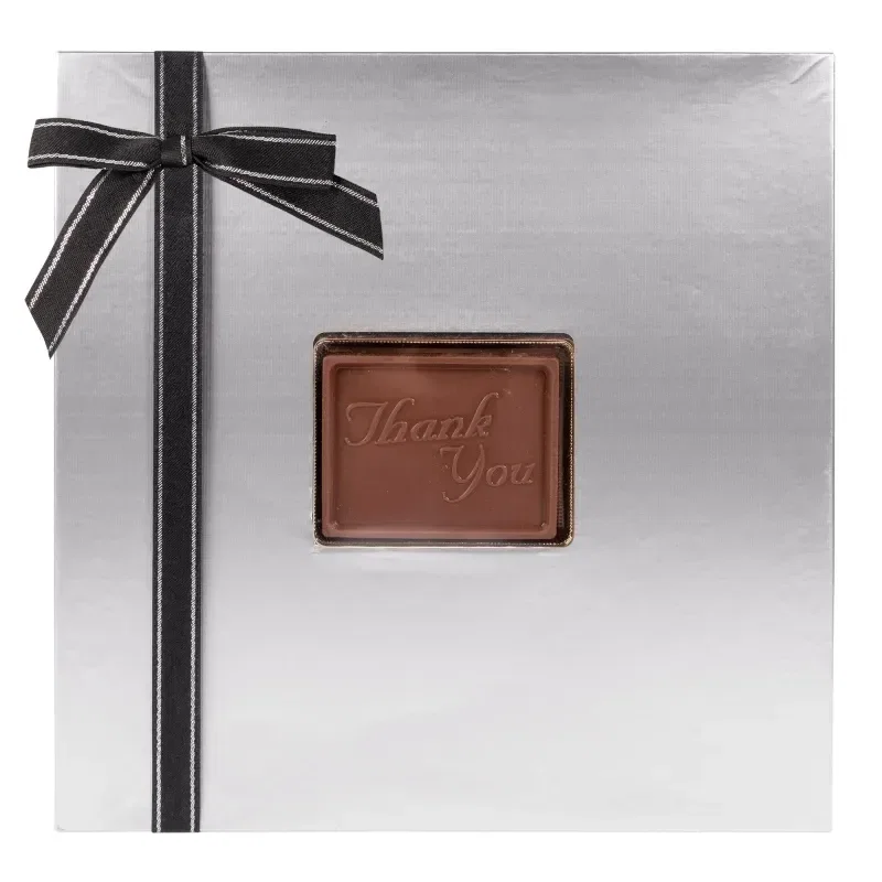 Custom Chocolate Squares Gift Box (13 1/2oz.) — view 6