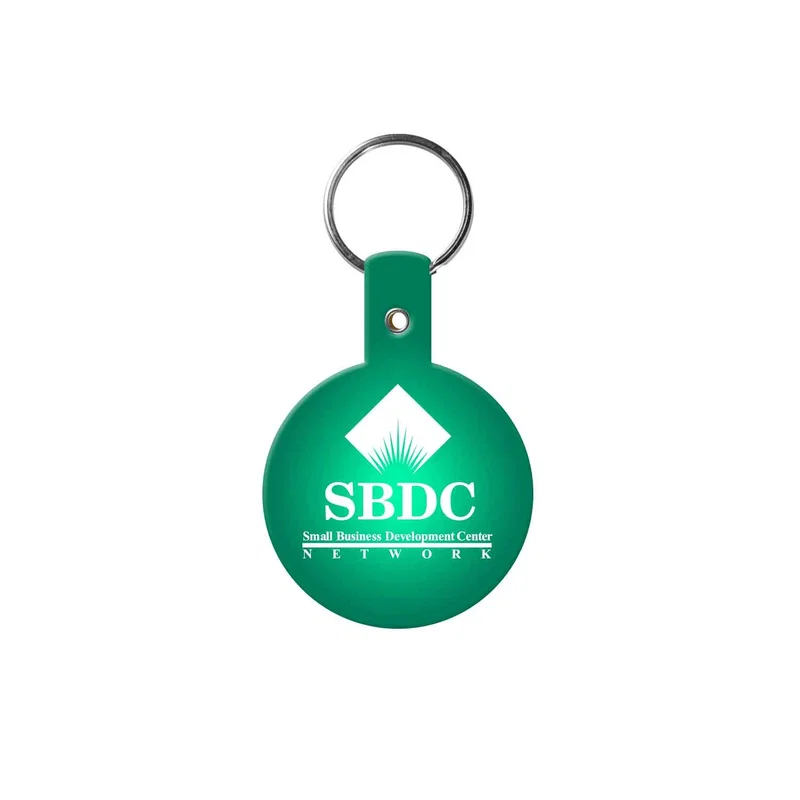 Circle Flexible Key Tag — view 3