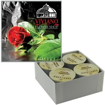 Four-pack version of the carton standing upright