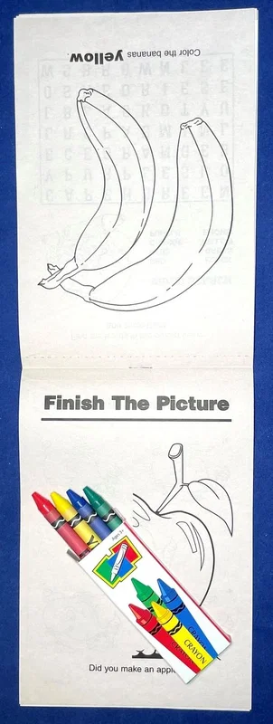 Custom Color Fun Kids Activity Pad - One Color Imprint — view 2