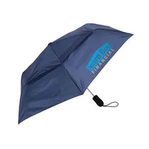 Compact Windjammer Vented Auto Open Umbrella - 42" Arc