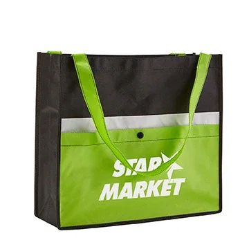 Corridor Non-Woven Snap Pocket Tote — view 2