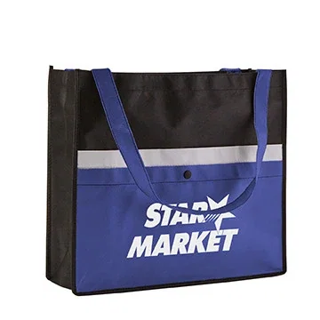 Corridor Non-Woven Snap Pocket Tote — view 3