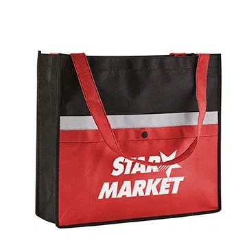 Corridor Non-Woven Snap Pocket Tote — view 4