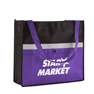 Corridor Non-Woven Snap Pocket Tote — view 5