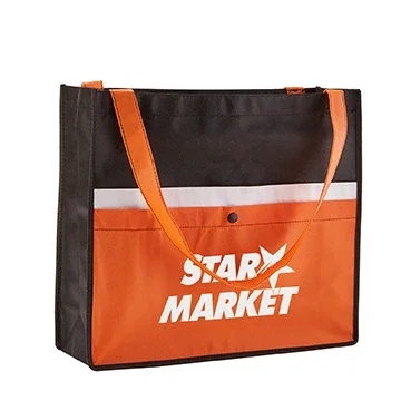 Corridor Non-Woven Snap Pocket Tote — view 6