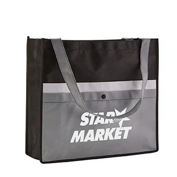 Corridor Non-Woven Snap Pocket Tote — view 8