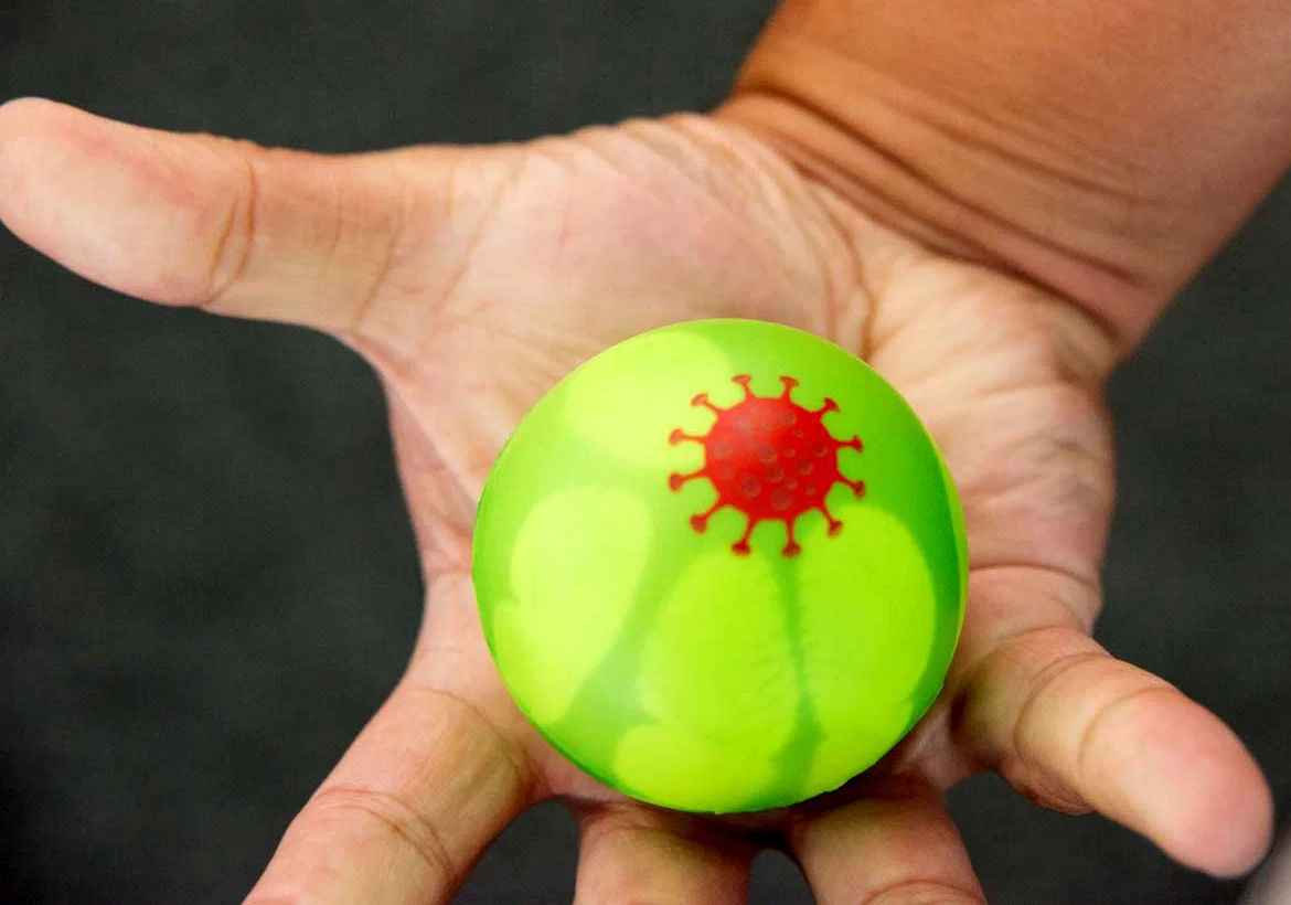 COVID-19 Mood Ball Stress Reliever — view 3