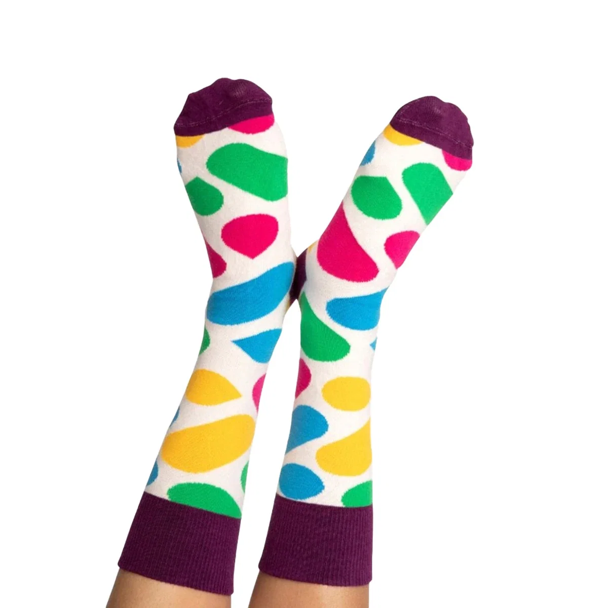 Custom Socks, front view of Style 3 branded promotional socks