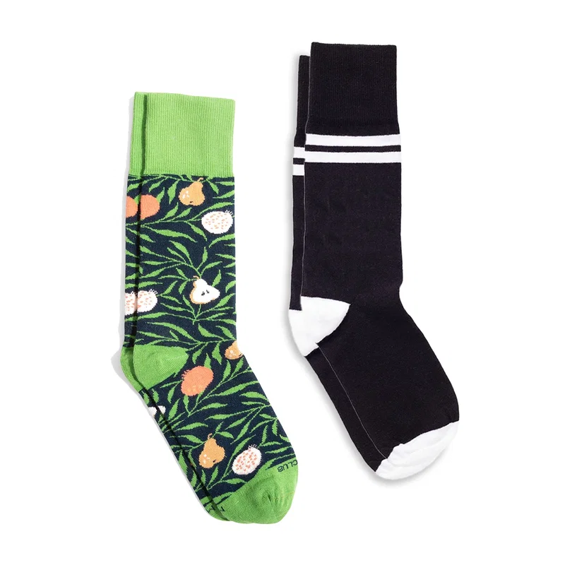 Folded pair of Custom Socks shown in Style 3