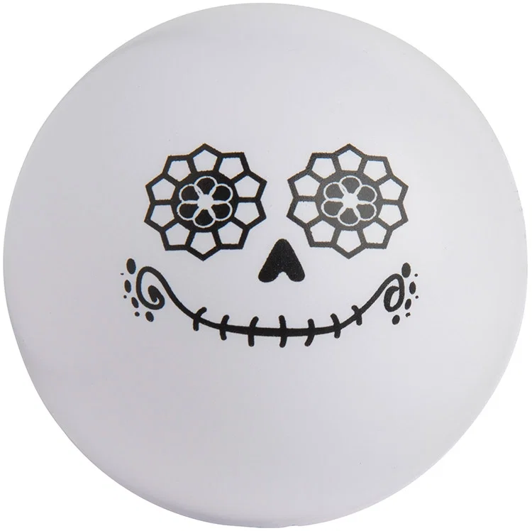 Custom Printed Day of the Dead Stress Ball — view 3