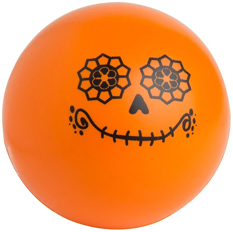 Custom Printed Day of the Dead Stress Ball — view 4