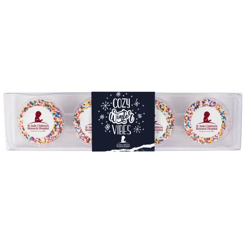 Custom Dipped Sandwich Cookies - 4pc — view 4