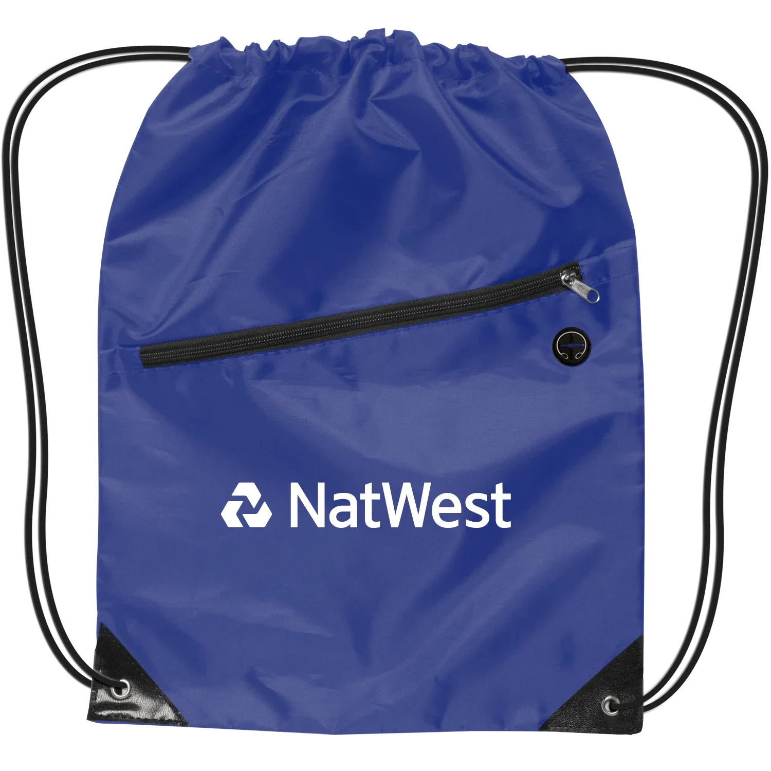 Drawstring Backpack w/Zipper