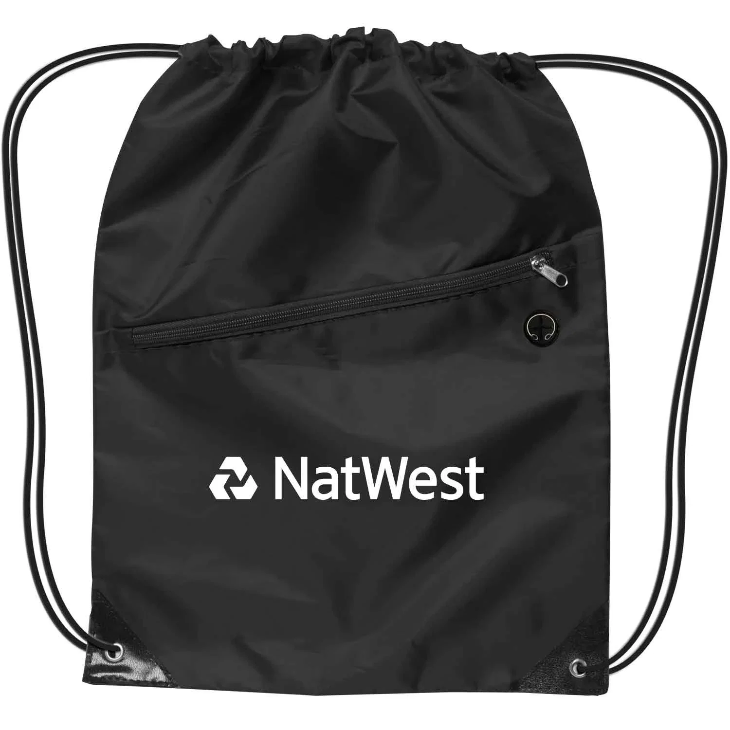 Drawstring Backpack w/Zipper — view 7