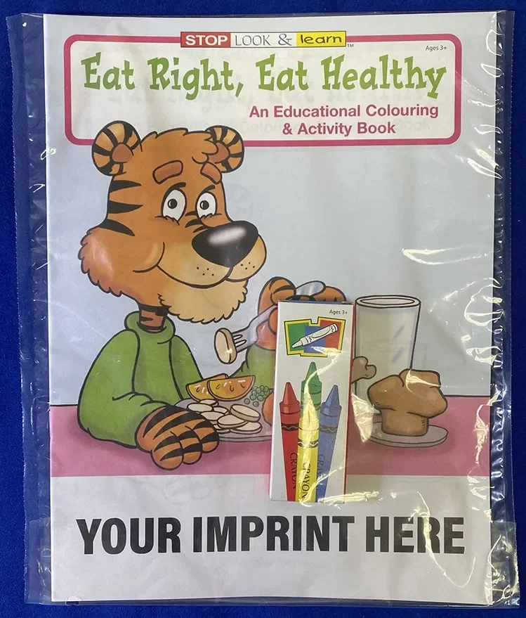 Eat Right, Eat Healthy Coloring Book — view 3