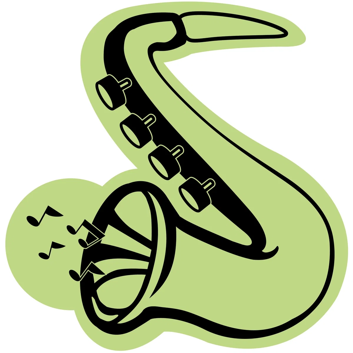 Foam Saxophone Waver — view 2