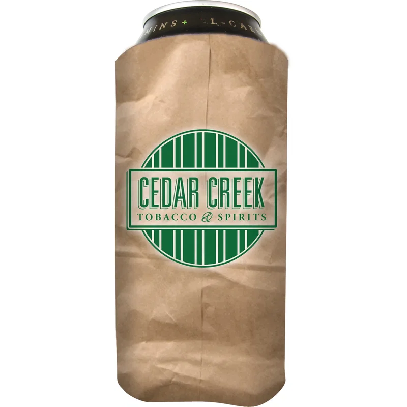 Full Color 16 oz. Tall Boy Scuba Coolie — view 2