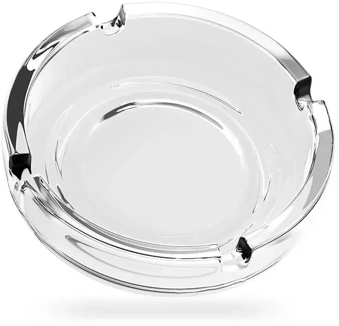 Glass Ashtray with Full Color Print — view 3