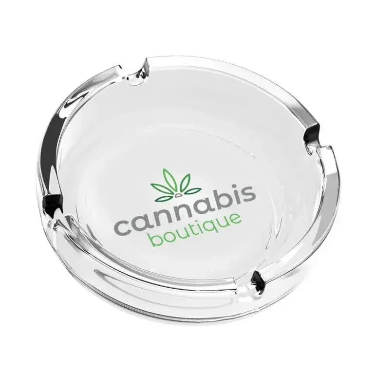 Glass Ashtray with Full Color Print — view 5