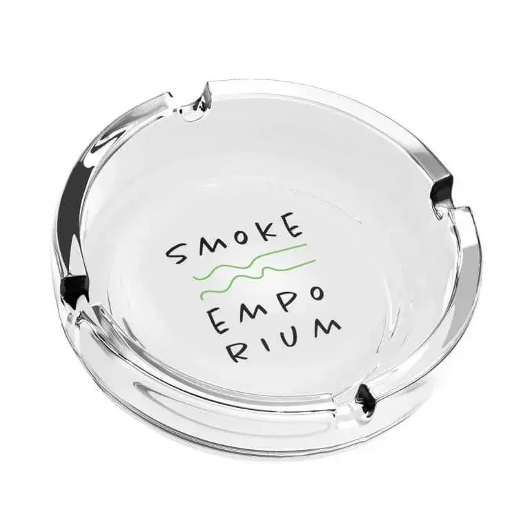Glass Ashtray with Full Color Print — view 6