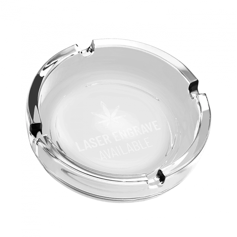 Glass Ashtray with Full Color Print — view 7
