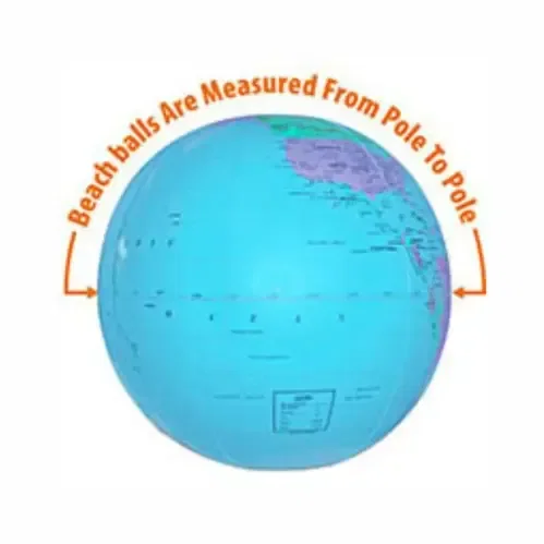 Personalized Globe Beach Ball  — view 2