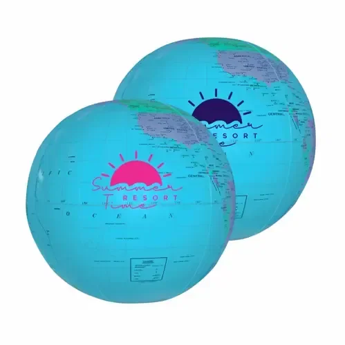 Personalized Globe Beach Ball