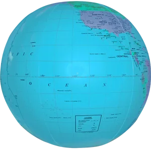 Personalized Globe Beach Ball 